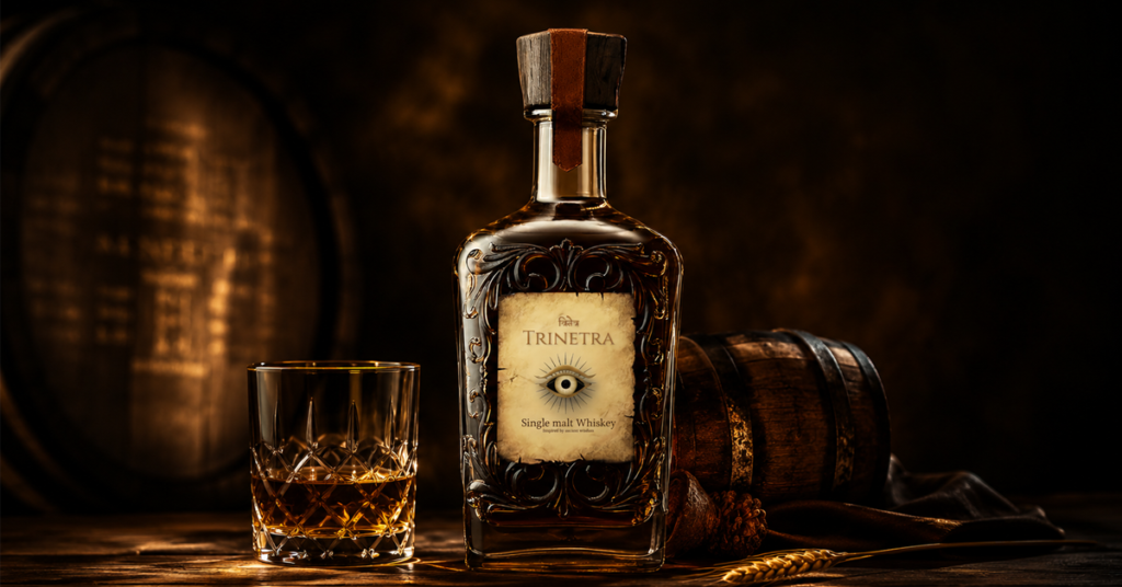 Trinetra Single Malt Whisky crafted for discerning whisky enthusiasts