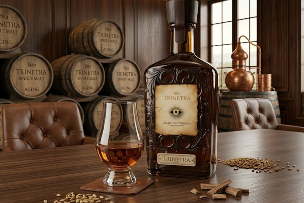 Single malt vs blended whisky comparison with premium whisky glasses